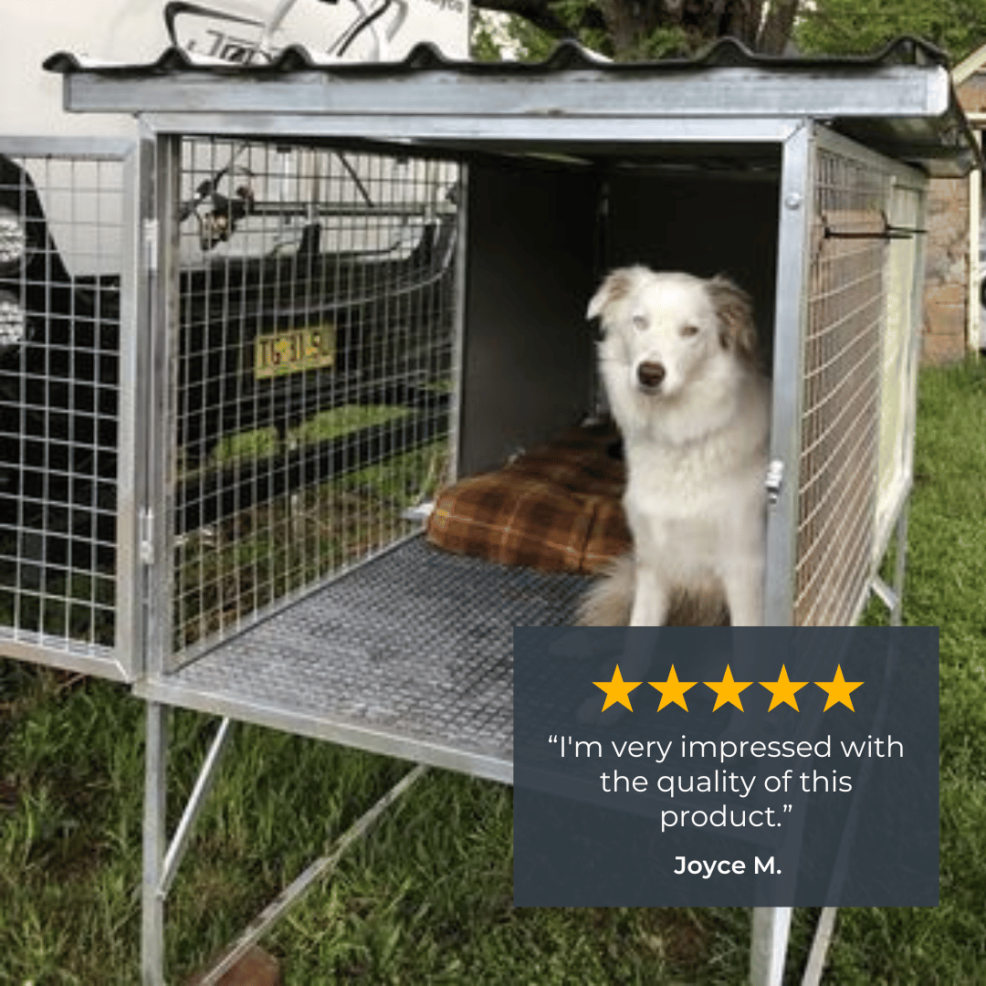 "Aussie Dog Kennels" Raised Dog Kennel