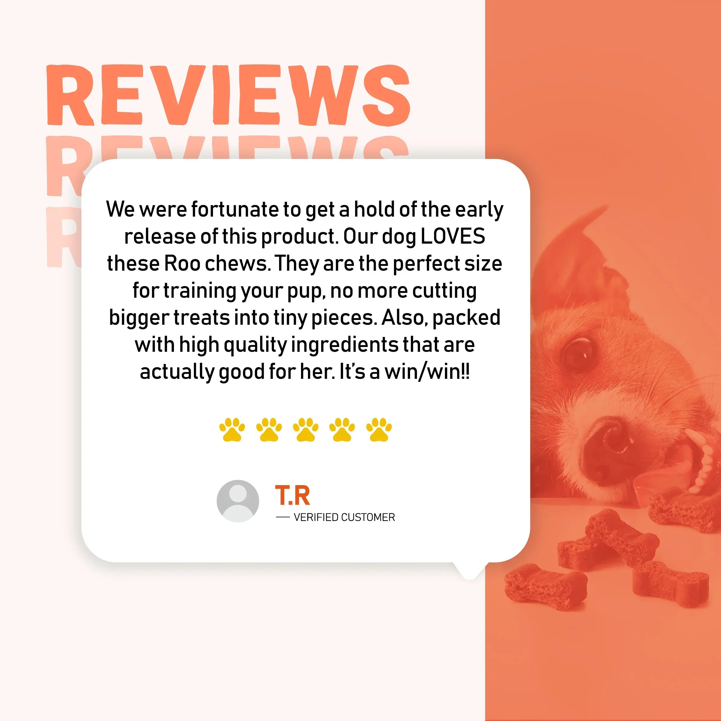 Aussie Roo Chews - Kangaroo Dog Treats by BDS Animal Health