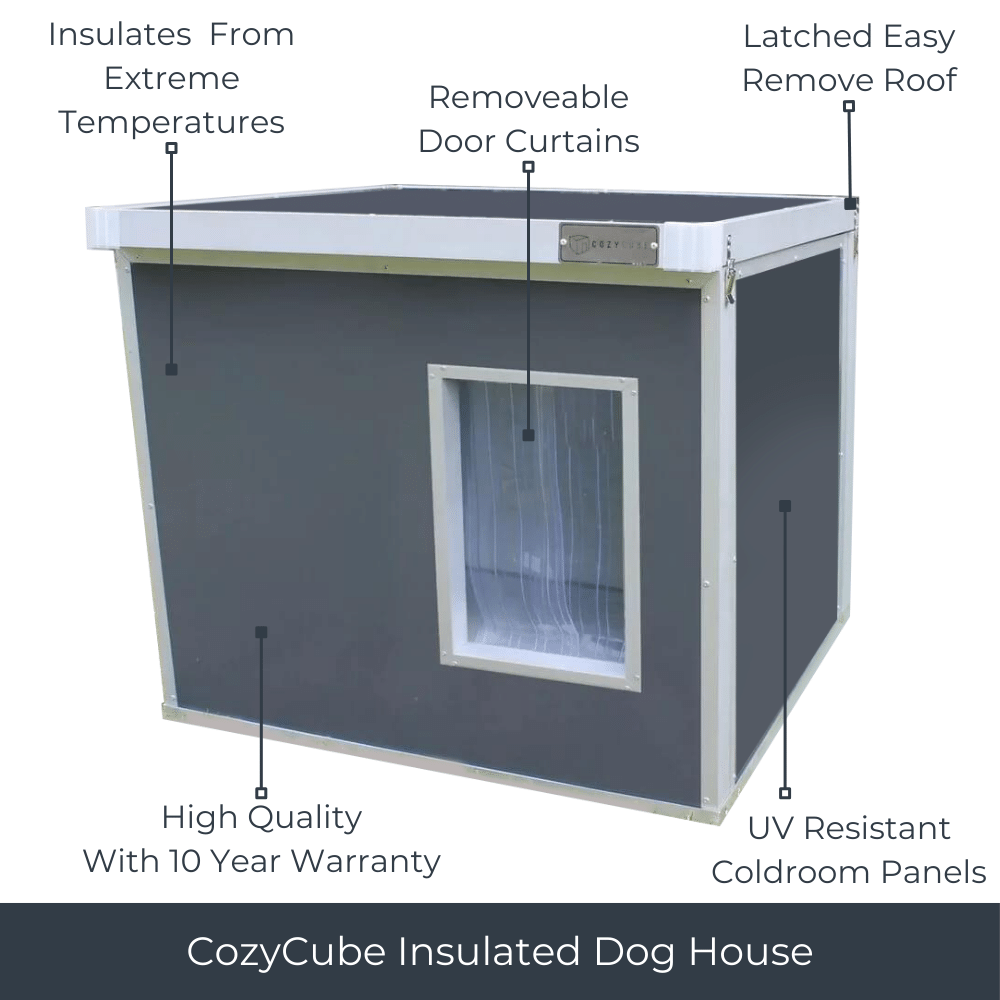 CozyCube Coldroom Panel Insulated Dog House/Kennel