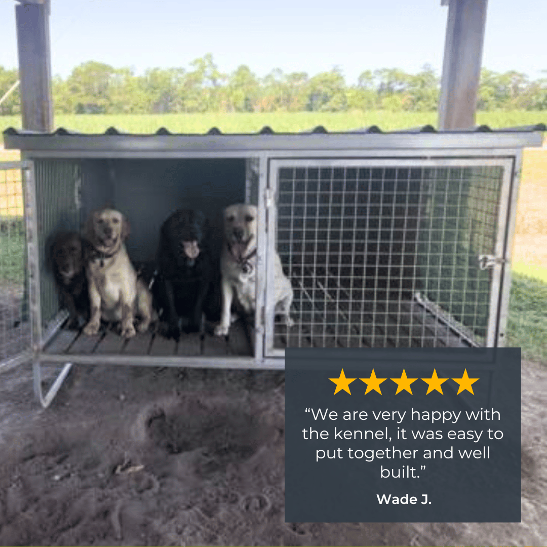 "Aussie Dog Kennels" Raised Dog Kennel