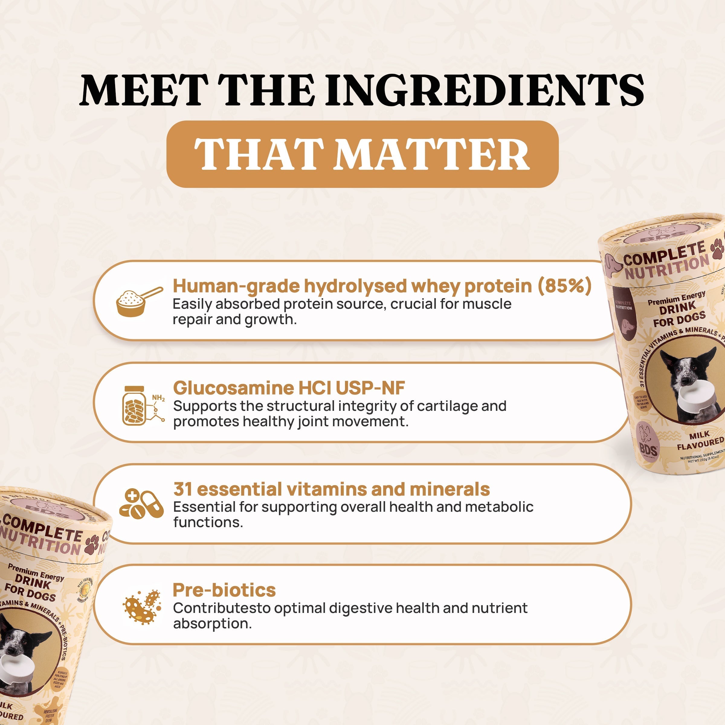 Premium Energy Enriched Drink for Dogs by BDS Animal Health