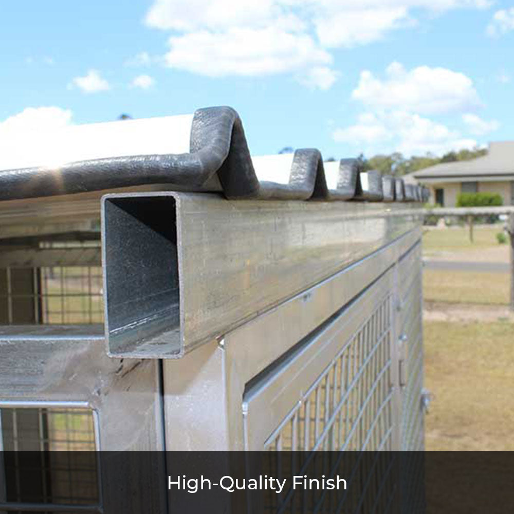 High Quality Raised Dog Kennel Farm and Yard