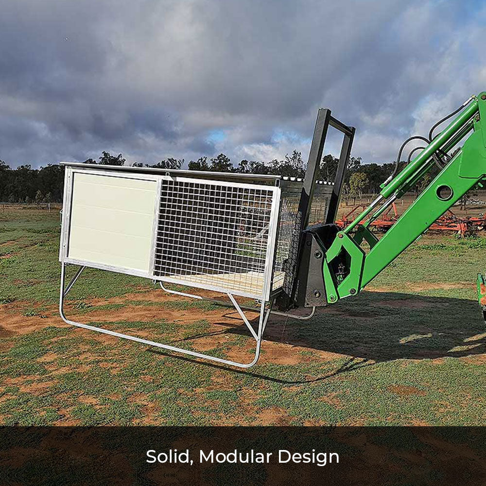 Farm & Yard Raised Dog Kennel Modular Dog Kennel Solid