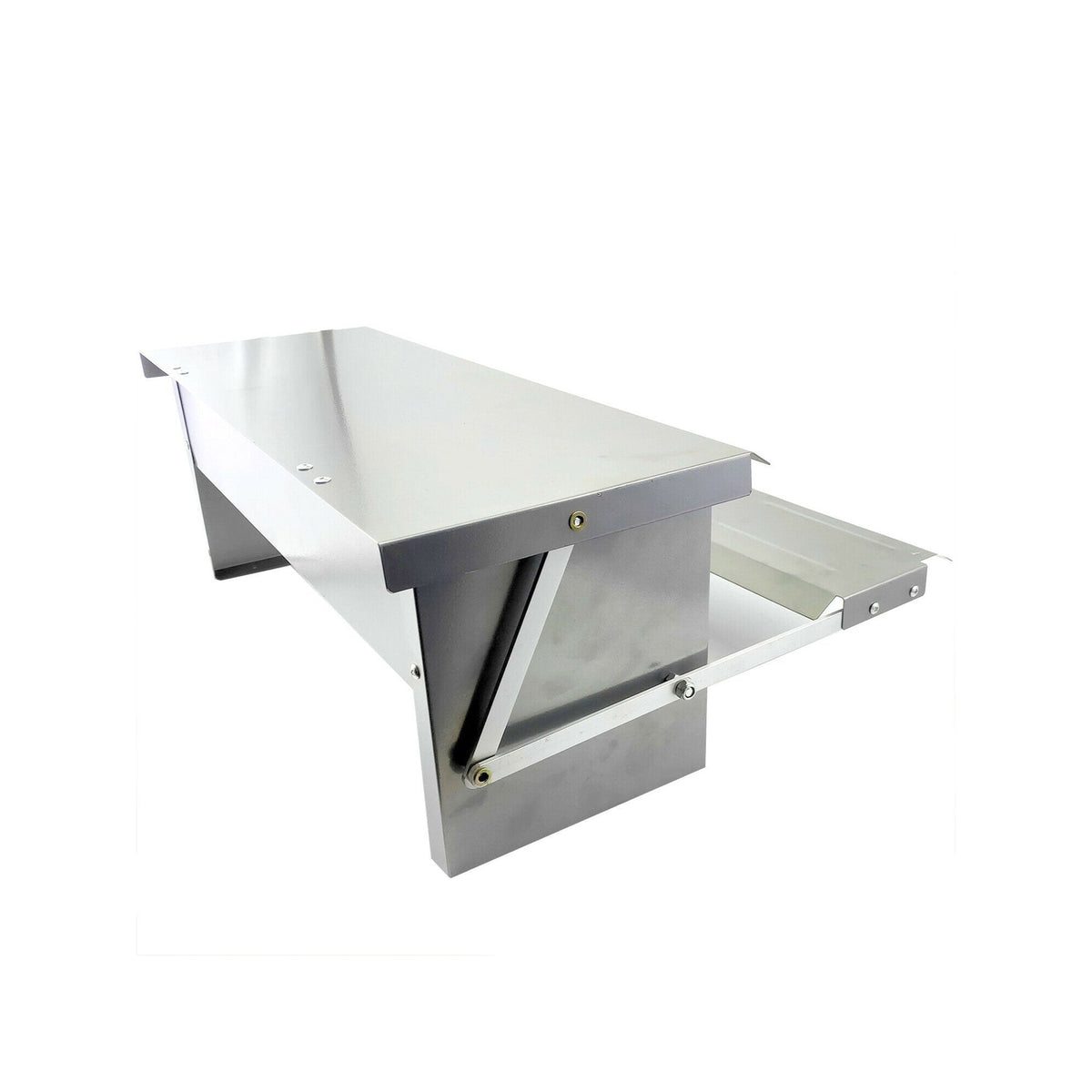 6.5L Automatic Chook Chicken Feeder Poultry Auto Treadle Galvanised Me
