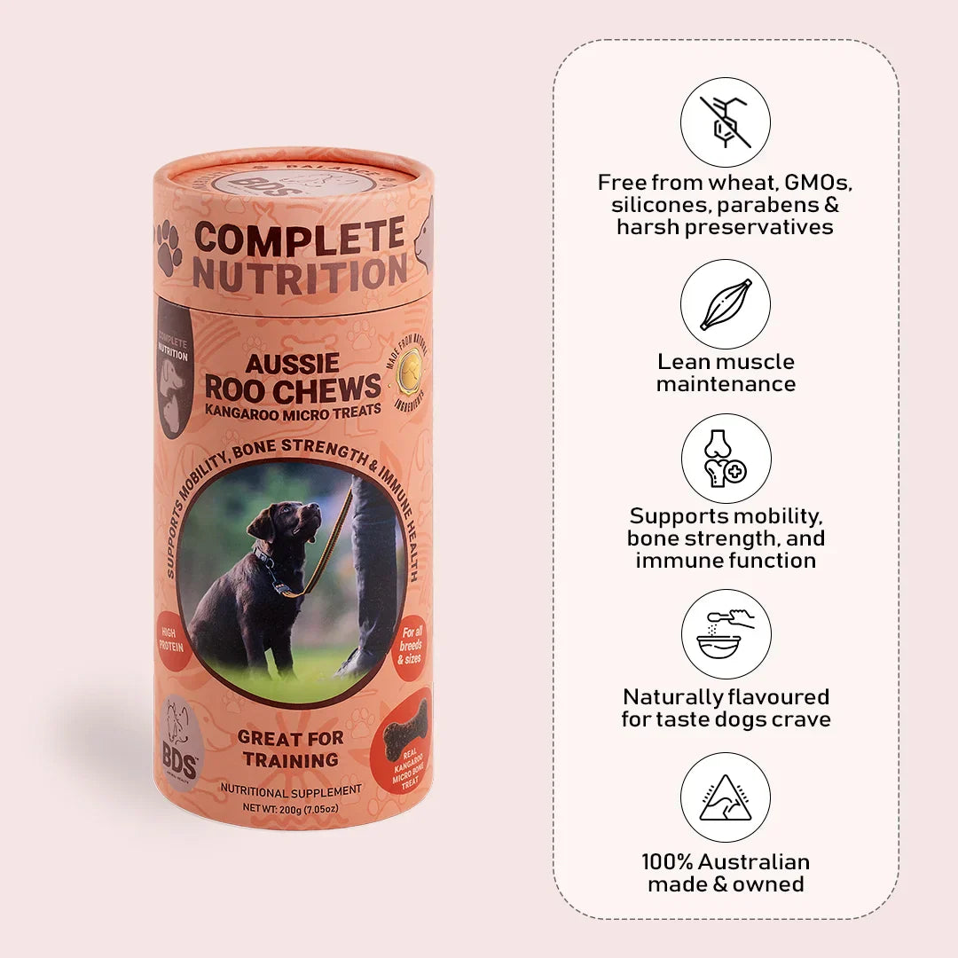 Aussie Roo Chews - Kangaroo Dog Treats by BDS Animal Health