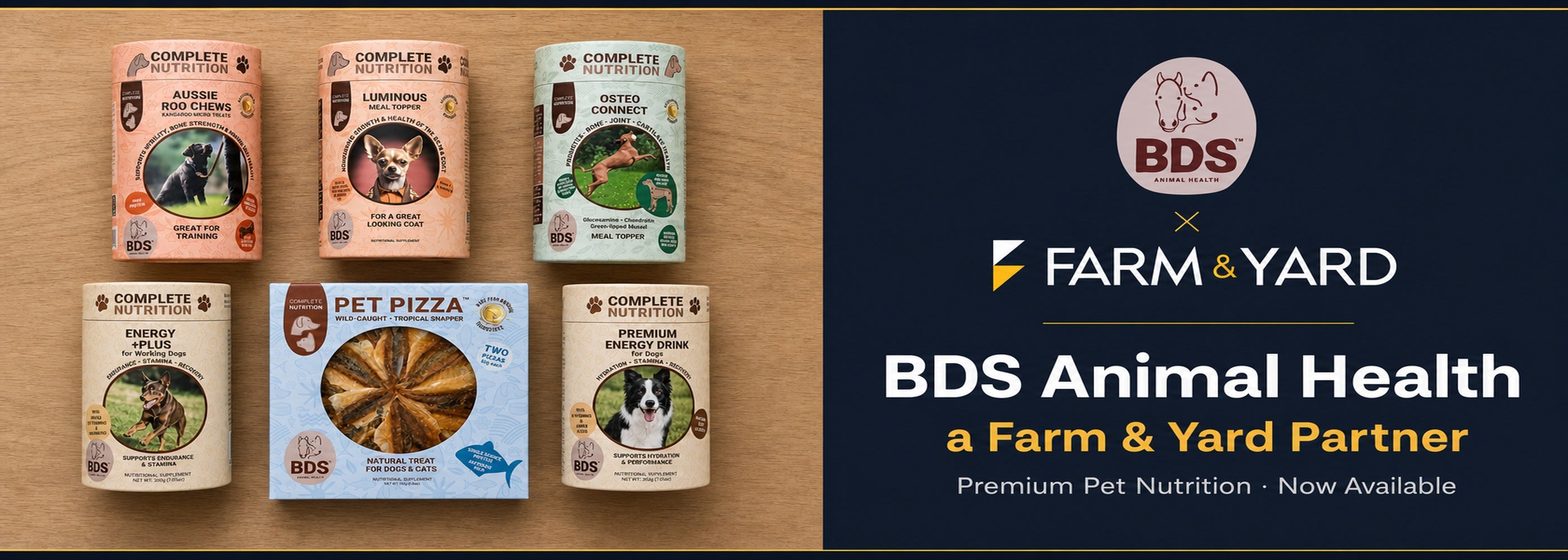 BDS Animal Health - a Farm & Yard Partner (Desktop Banner)