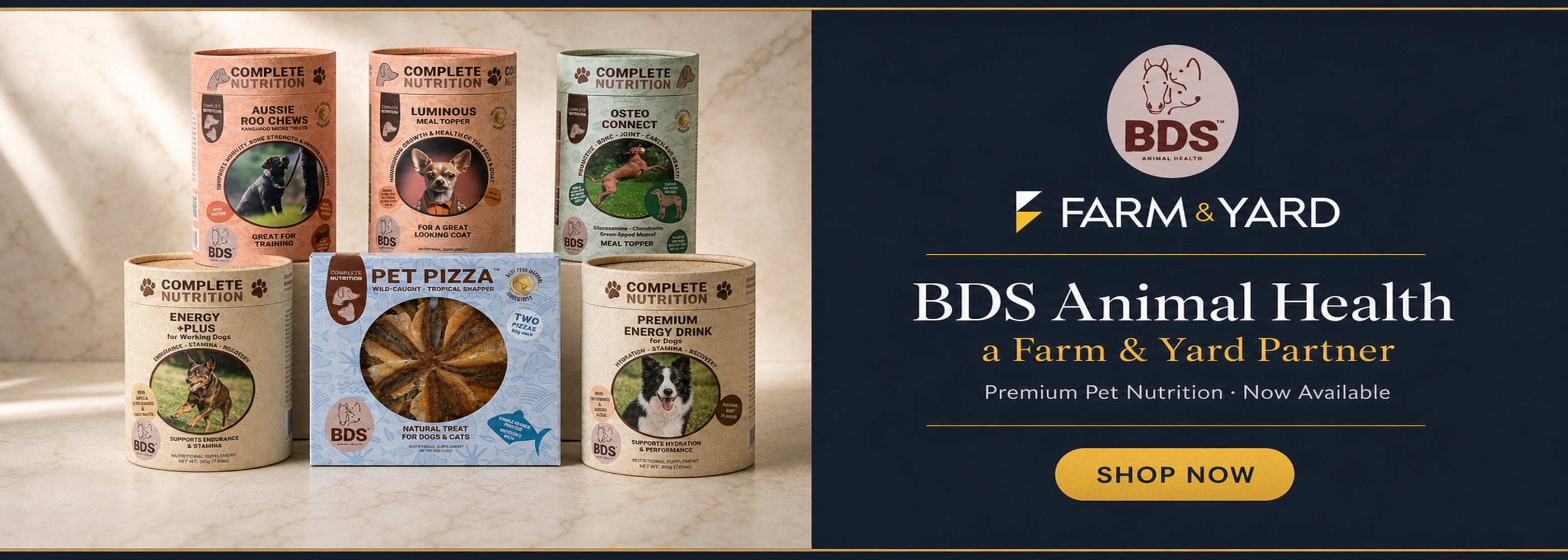 BDS Animal Health - a Farm & Yard Partner (Desktop Banner)