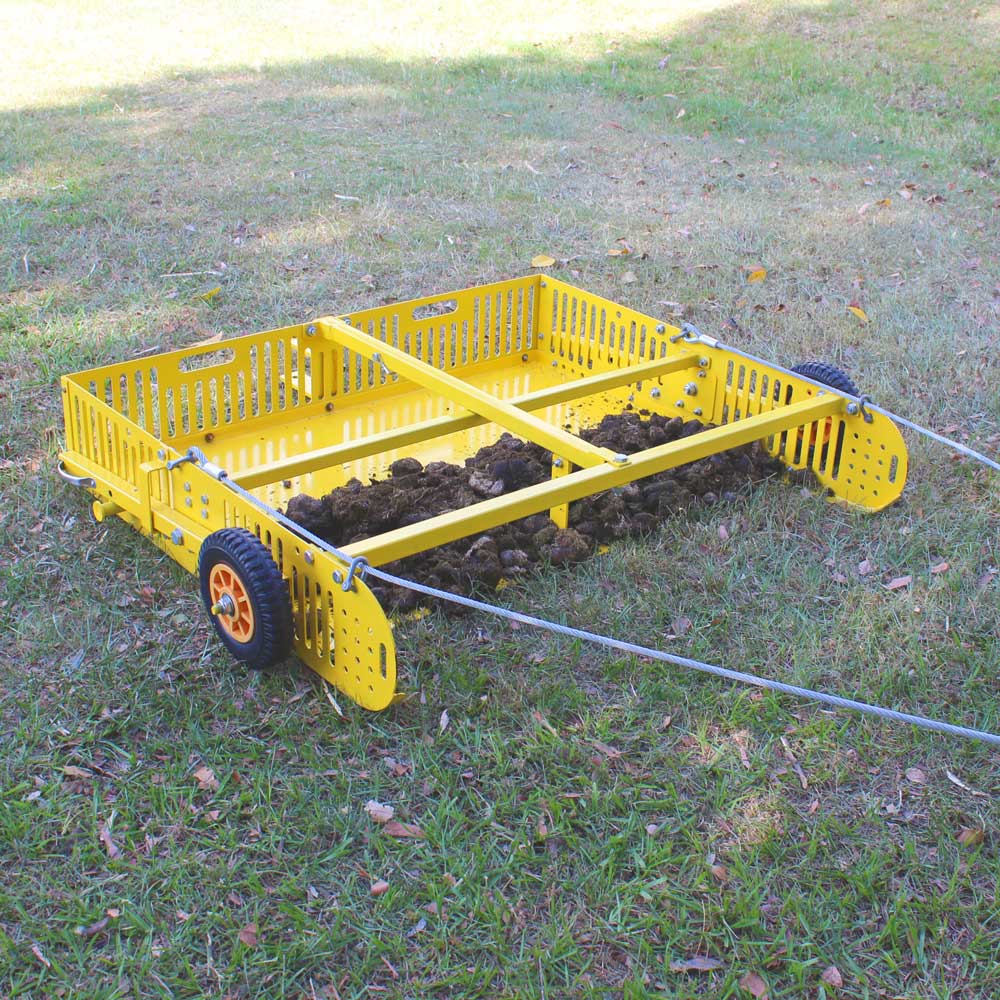 Scoop'N'Tow Manure Scooper / Paddock Field Cleaner + Trailer